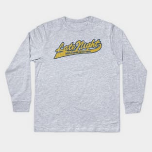 Late Night David Letterman Kids Long Sleeve T-Shirt